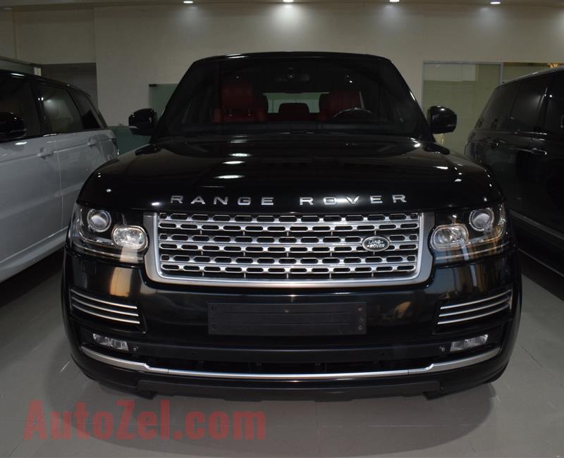 RANGE ROVER AUTOBIOGRAPHY- 2015- BLACK- 147 000 KM- GCC SPECS