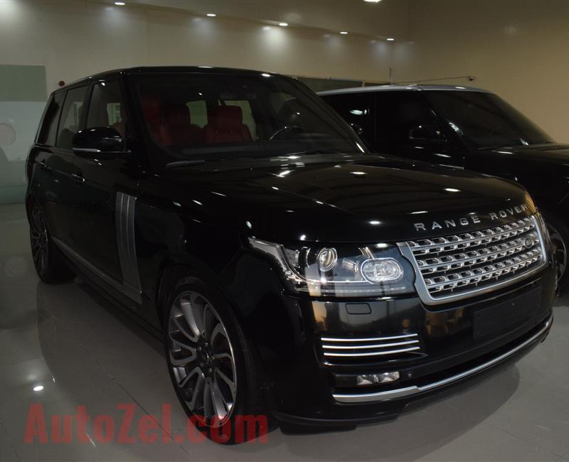 RANGE ROVER AUTOBIOGRAPHY- 2015- BLACK- 147 000 KM- GCC SPECS