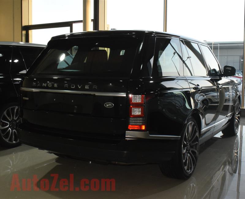 RANGE ROVER AUTOBIOGRAPHY- 2015- BLACK- 147 000 KM- GCC SPECS