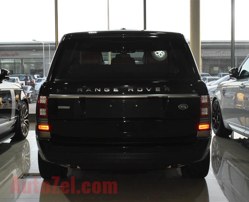 RANGE ROVER AUTOBIOGRAPHY- 2015- BLACK- 147 000 KM- GCC SPECS