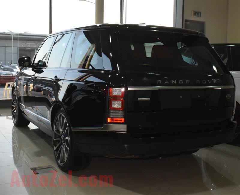 RANGE ROVER AUTOBIOGRAPHY- 2015- BLACK- 147 000 KM- GCC SPECS