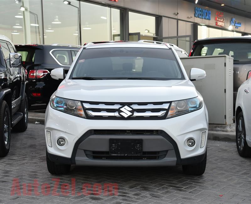 SUZUKI VITARA MODEL 2017 - WHITE - 89,000 KM - V4 - GCC 