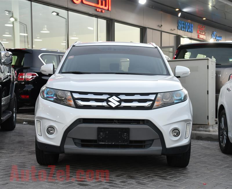 SUZUKI VITARA MODEL 2017 - WHITE - 89,000 KM - V4 - GCC 