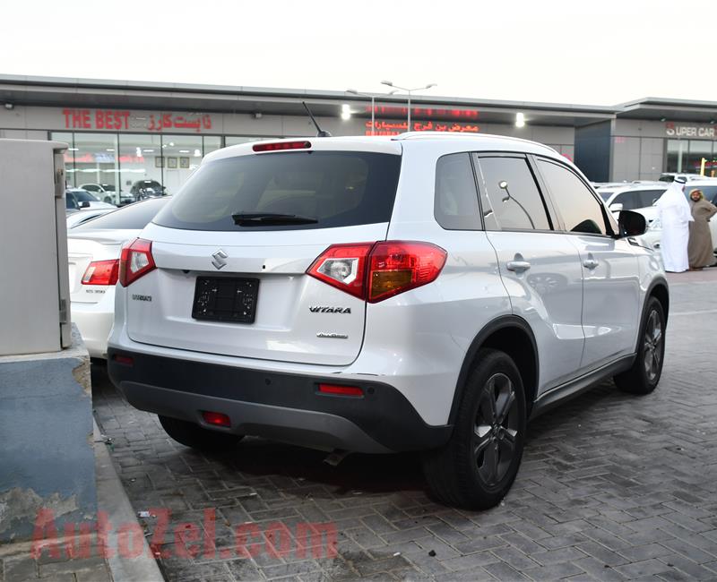 SUZUKI VITARA MODEL 2017 - WHITE - 89,000 KM - V4 - GCC 