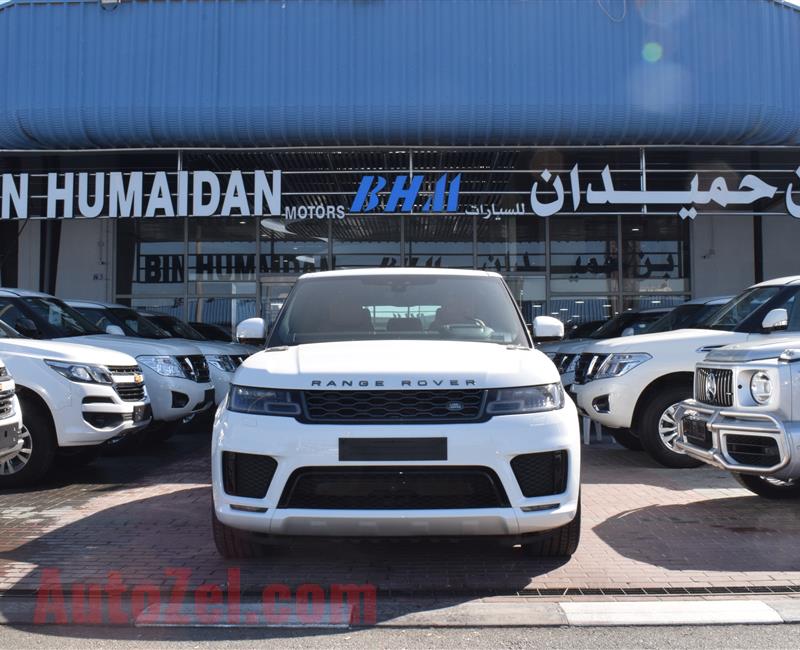 BRAND NEW RANGE ROVER SPORTS V8- 2019- WHITE- GCC SPECS