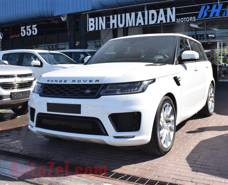 BRAND NEW RANGE ROVER SPORTS V8- 2019- WHITE- GCC SPECS