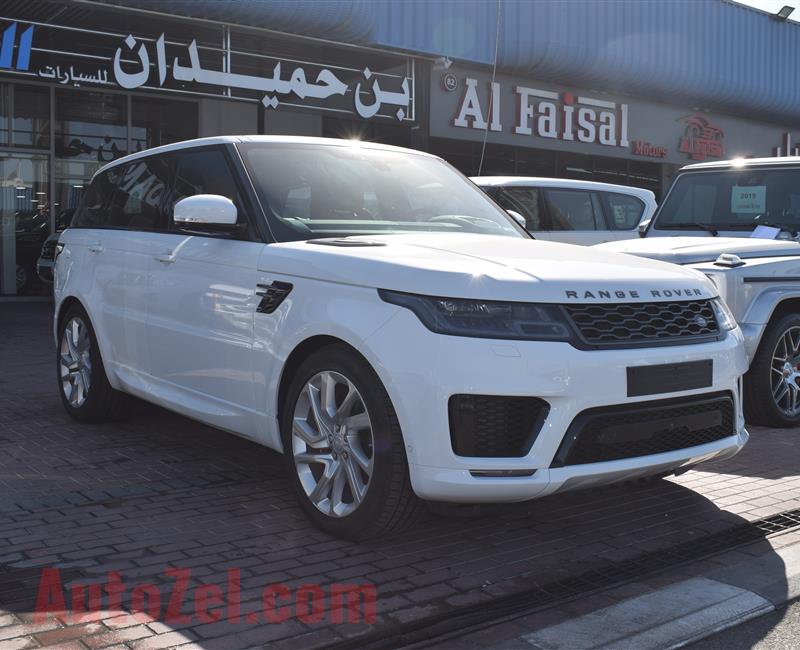 BRAND NEW RANGE ROVER SPORTS V8- 2019- WHITE- GCC SPECS