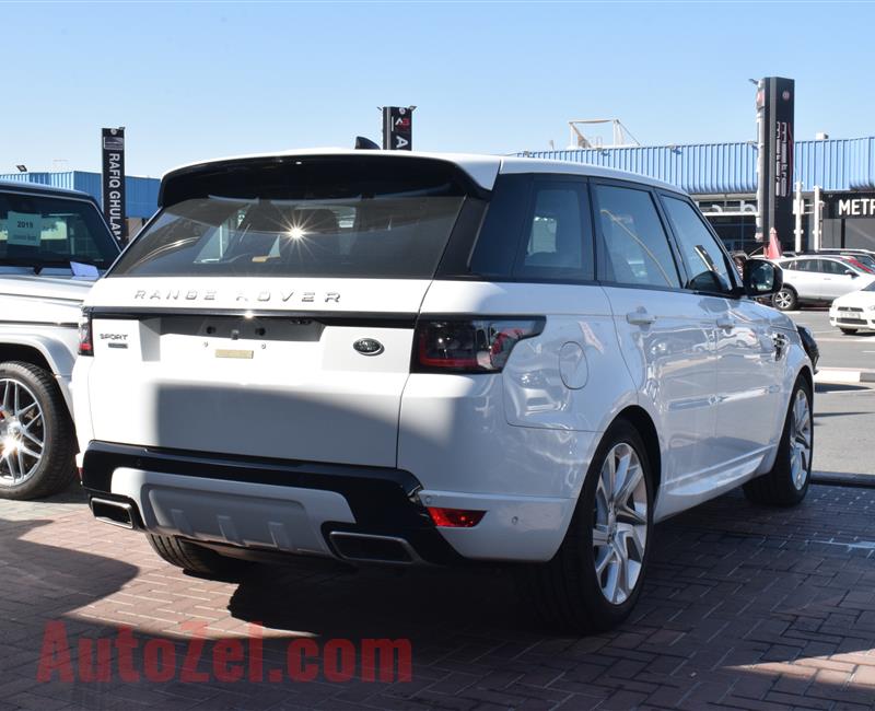 BRAND NEW RANGE ROVER SPORTS V8- 2019- WHITE- GCC SPECS