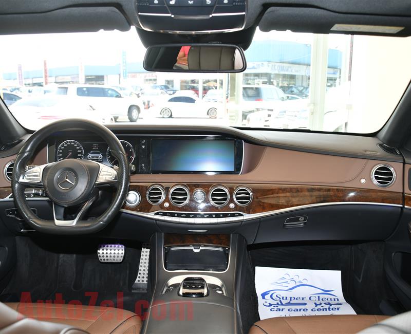 MERCEDES-BENZ S400- 2016- WHITE- 60 000 KM- GCC SPECS