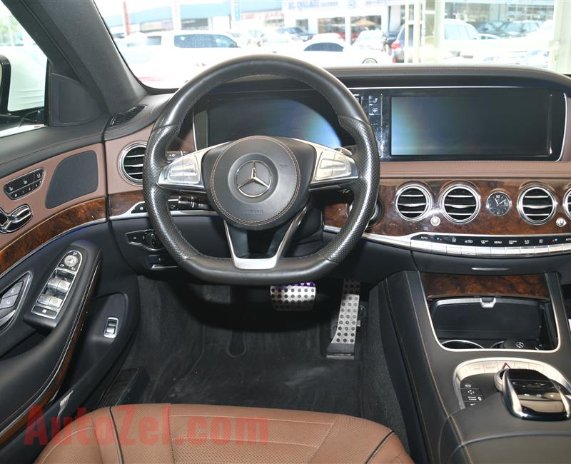 MERCEDES-BENZ S400- 2016- WHITE- 60 000 KM- GCC SPECS