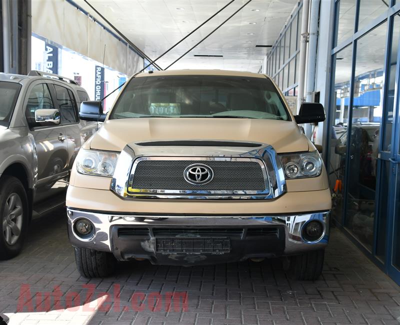 TOYOTA TUNDRA (SINGLE DOOR)- 2010- GOLD- 66 000 KM- AMERICAN SPECS