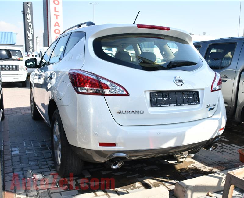 NISSAN MURANO SL- 2014- WHITE- 100 000 KM- GCC SPECS