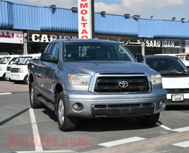 TOYOTA TUNDRA- 2011- SILVER- 48 000 KM- AMERICAN SPECS