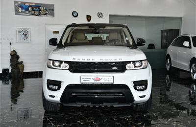 RANGE ROVER SPORT HSE MODEL 2015 - WHITE - 135,000 KM - V6...