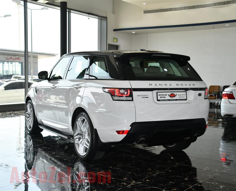 RANGE ROVER SPORT HSE MODEL 2015 - WHITE - 135,000 KM - V6 - GCC 