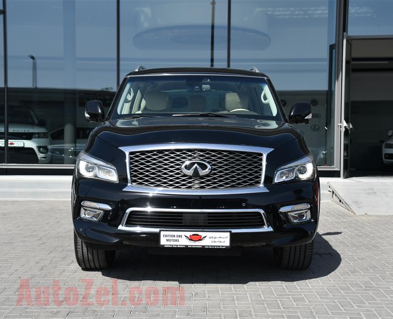 INFINITI QX80  MODEL 2015 - BLACK   -170000 KM - V8 -   GCC 