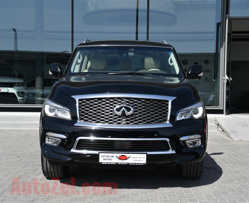 INFINITI QX80  MODEL 2015 - BLACK   -170000 KM - V8 -   GCC 