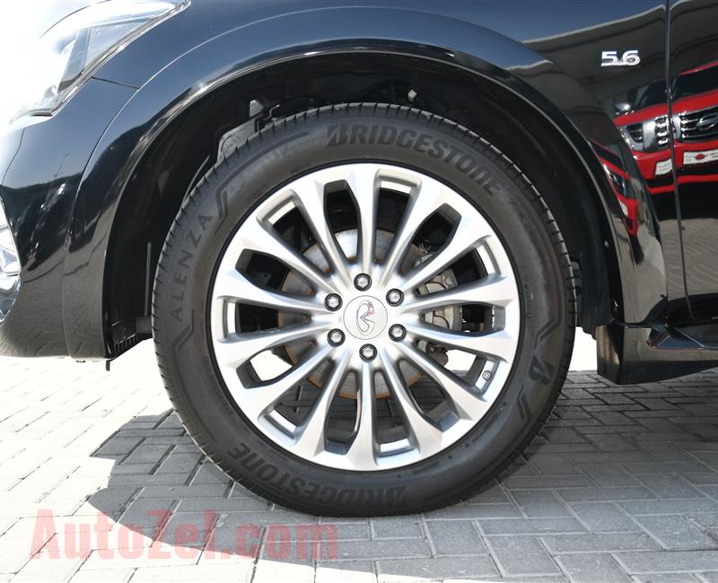 INFINITI QX80  MODEL 2015 - BLACK   -170000 KM - V8 -   GCC 