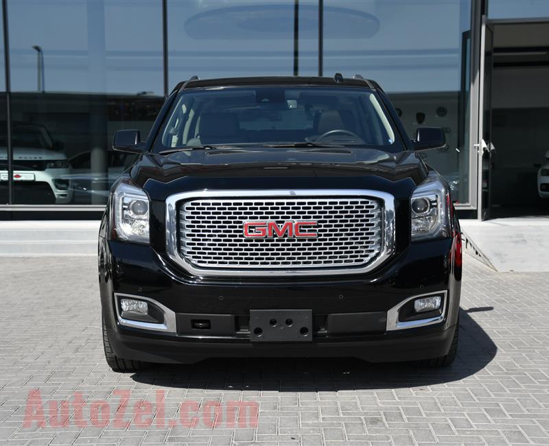 GMC DENALI YUKON MODEL 2016 - BLACK  - 90,000 KM - V8 - GCC 