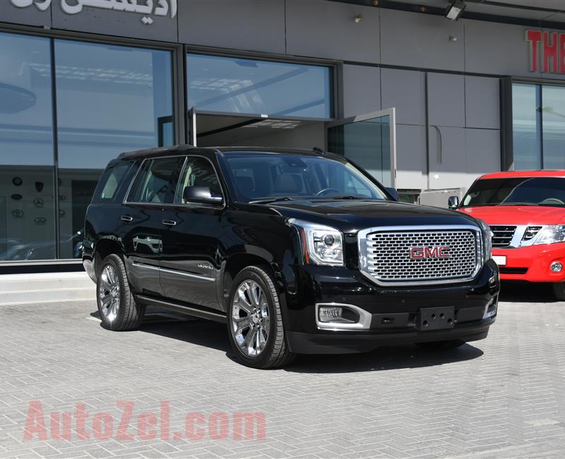 GMC DENALI YUKON MODEL 2016 - BLACK  - 90,000 KM - V8 - GCC 