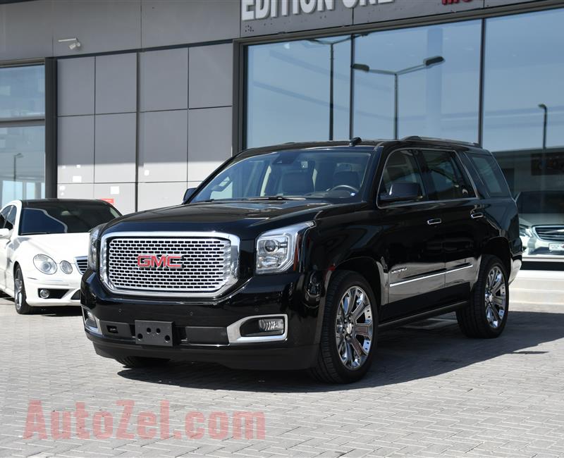 GMC DENALI YUKON MODEL 2016 - BLACK  - 90,000 KM - V8 - GCC 