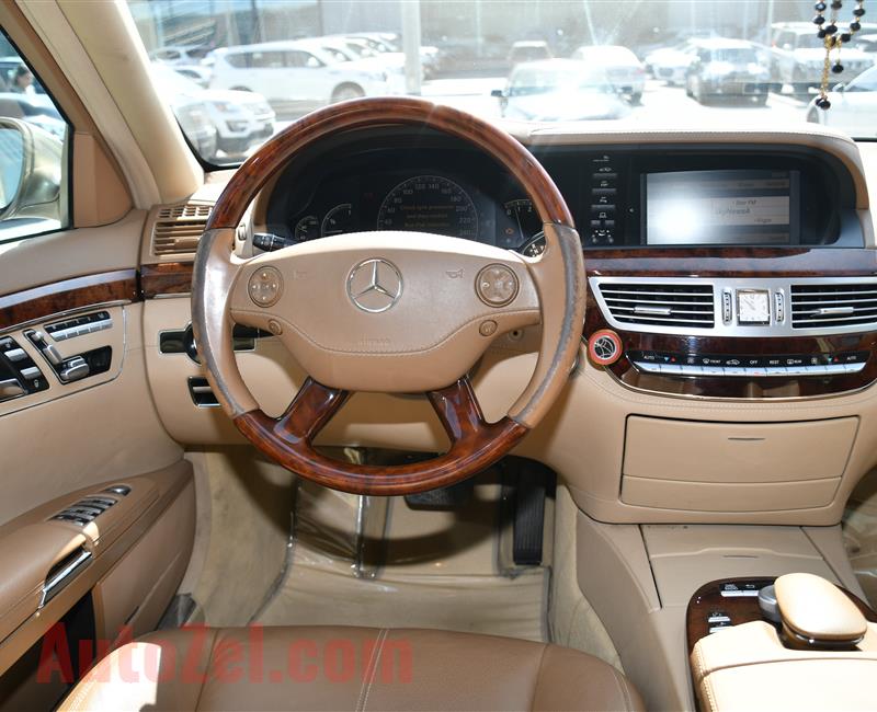 MERCEDES   S350 MODEL 2008 - GOLD - 160,000 KM - V6 - GCC 