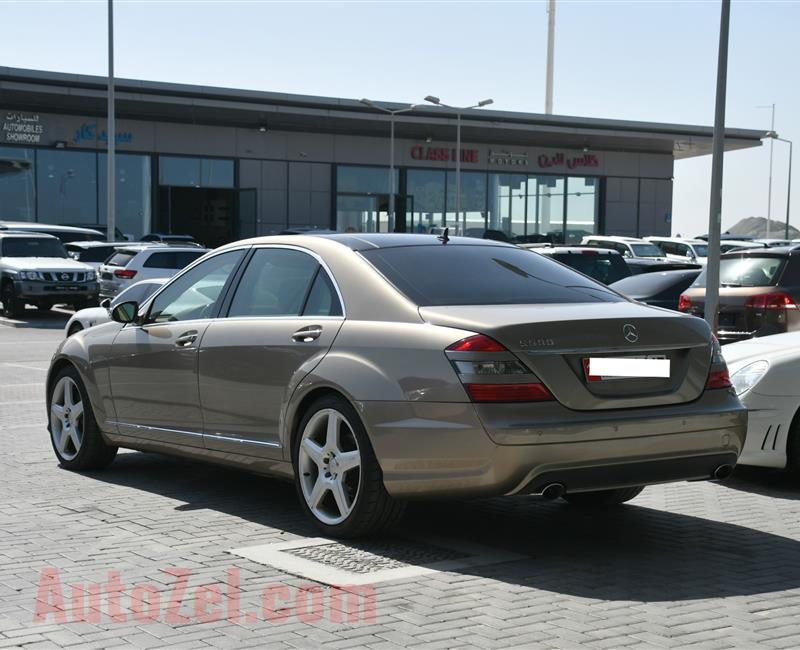 MERCEDES   S350 MODEL 2008 - GOLD - 160,000 KM - V6 - GCC 