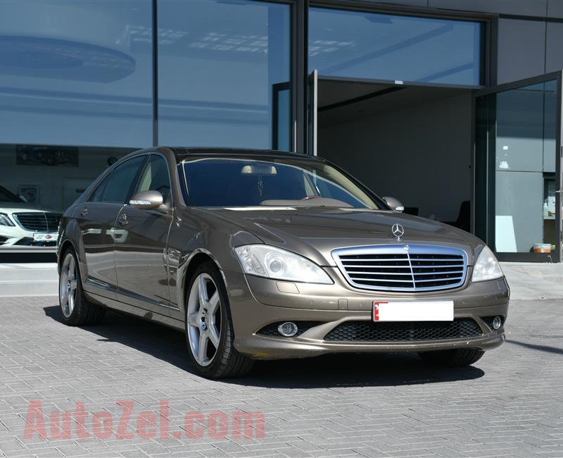 MERCEDES   S350 MODEL 2008 - GOLD - 160,000 KM - V6 - GCC 