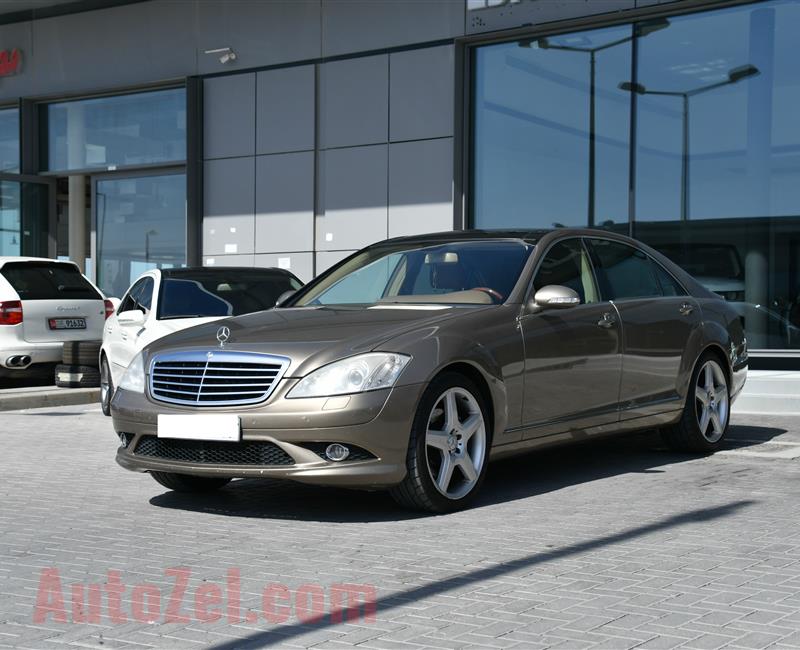 MERCEDES   S350 MODEL 2008 - GOLD - 160,000 KM - V6 - GCC 