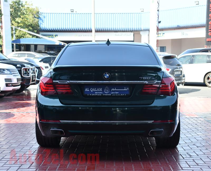 BMW 750Li- 2013- GREEN- 143 000 KM- GCC SPECS