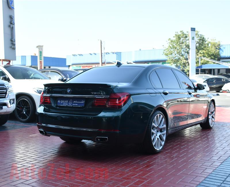 BMW 750Li- 2013- GREEN- 143 000 KM- GCC SPECS