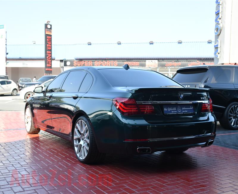 BMW 750Li- 2013- GREEN- 143 000 KM- GCC SPECS