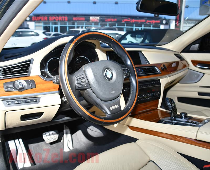 BMW 750Li- 2013- GREEN- 143 000 KM- GCC SPECS