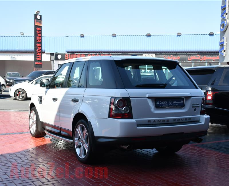 RANG ROVER SPORT SUPERCHARGED- 2011- WHITE- 131 000 KM- GCC SPECS