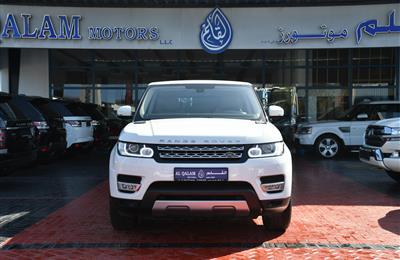 RANGE ROVER SPORT HSE- 2015- WHITE- 95 000 KM- GCC SPECS