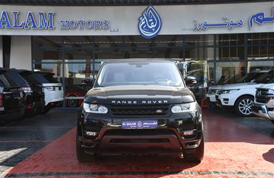 RANGE ROVER SPORT SUPERCHARGED- 2016- BLACK- 34 000 KM-...