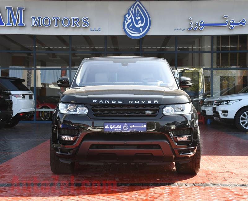 RANGE ROVER SPORT SUPERCHARGED- 2016- BLACK- 34 000 KM- GCC SPECS