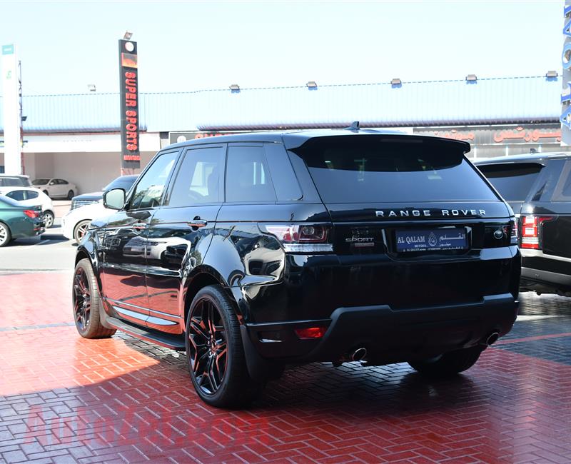 RANGE ROVER SPORT SUPERCHARGED- 2016- BLACK- 34 000 KM- GCC SPECS