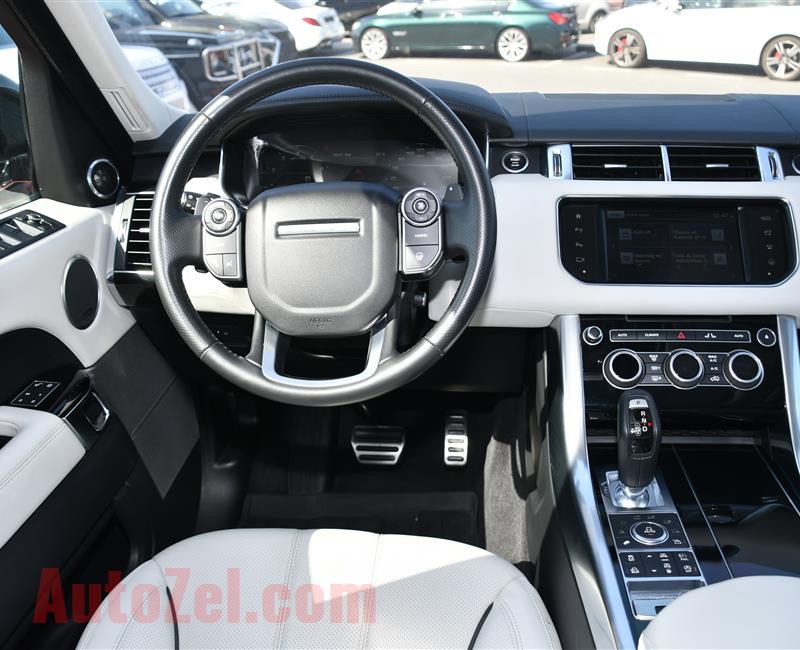 RANGE ROVER SPORT SUPERCHARGED- 2016- BLACK- 34 000 KM- GCC SPECS