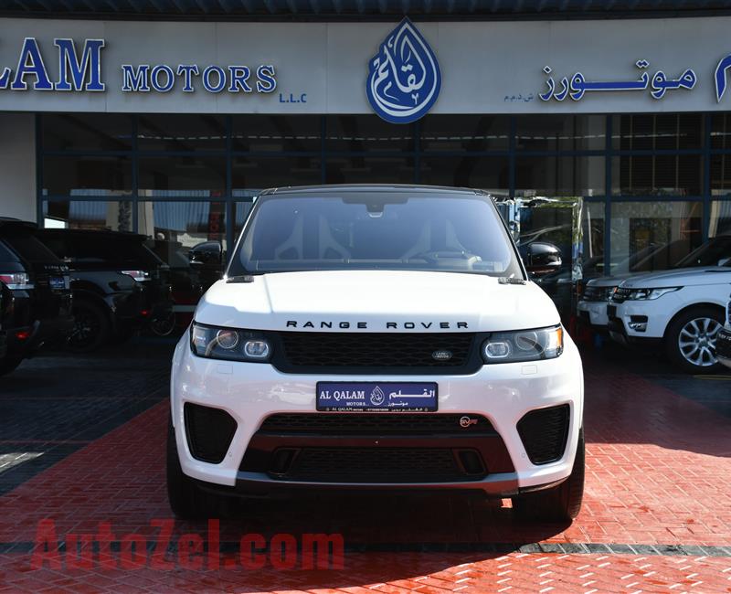 RANGE ROVER SVR- 2016- WHITE- 62 000 KM- CANADIAN SPECS