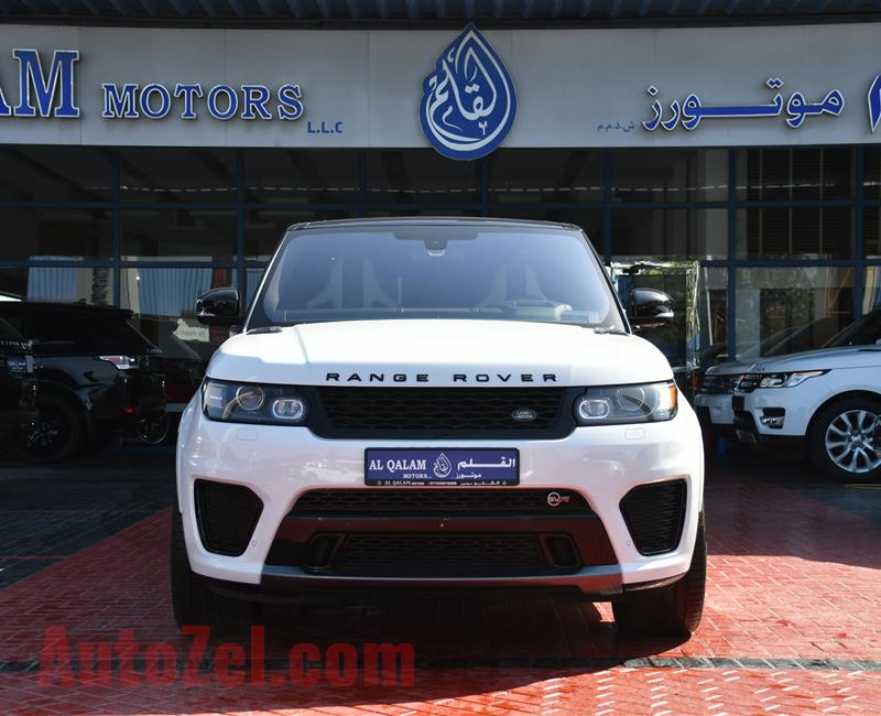 RANGE ROVER SVR- 2016- WHITE- 62 000 KM- CANADIAN SPECS