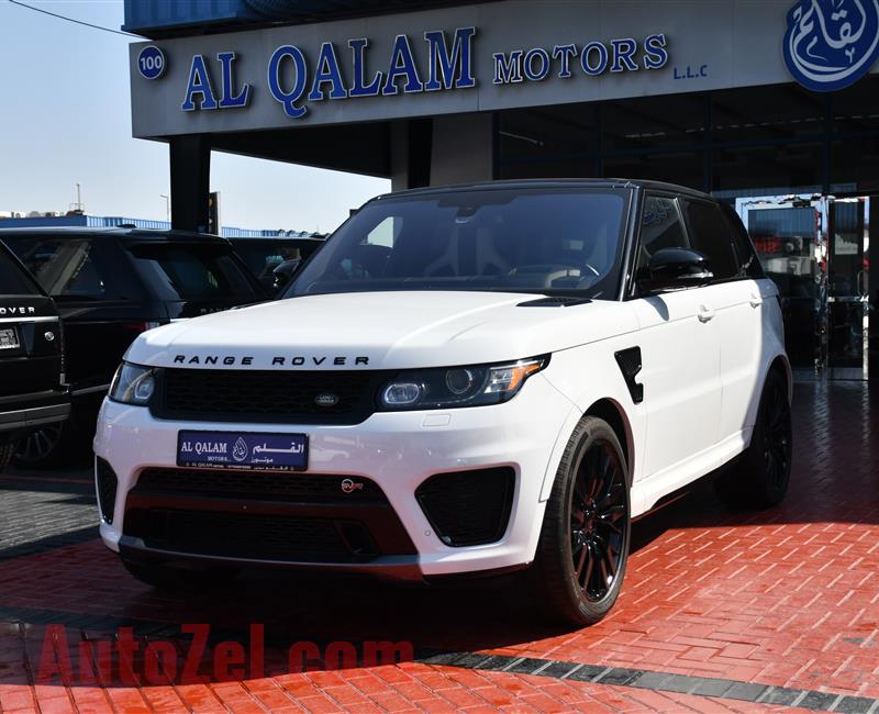 RANGE ROVER SVR- 2016- WHITE- 62 000 KM- CANADIAN SPECS