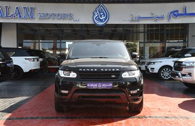 RANGE ROVER SPORT SUPERCHARGED- 2015- BLACK- 113 000 KM-...