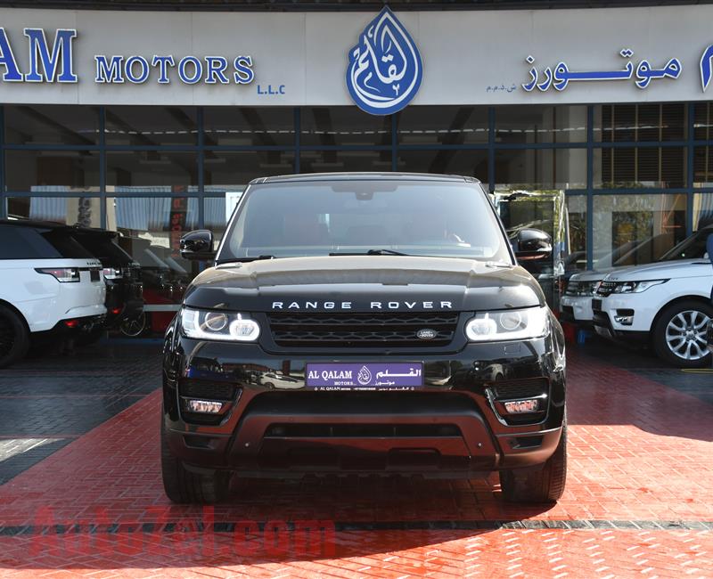 RANGE ROVER SPORT SUPERCHARGED- 2015- BLACK- 113 000 KM- GCC SPECS