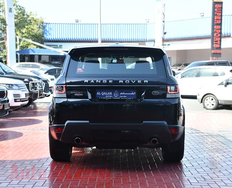 RANGE ROVER SPORT SUPERCHARGED- 2015- BLACK- 113 000 KM- GCC SPECS