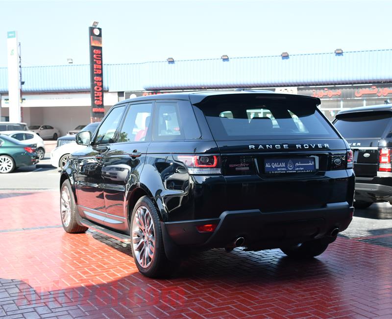 RANGE ROVER SPORT SUPERCHARGED- 2015- BLACK- 113 000 KM- GCC SPECS