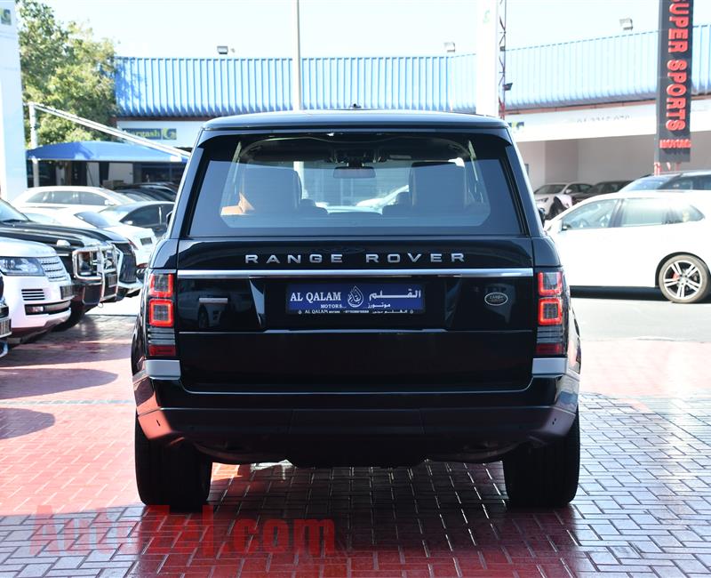 RANGE ROVER AUTOBIOGRAPHY- 2015- BLACK- 193 000 KM- GCC SPECS