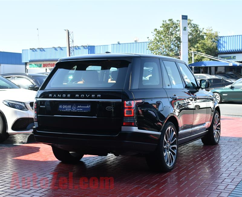 RANGE ROVER AUTOBIOGRAPHY- 2015- BLACK- 193 000 KM- GCC SPECS