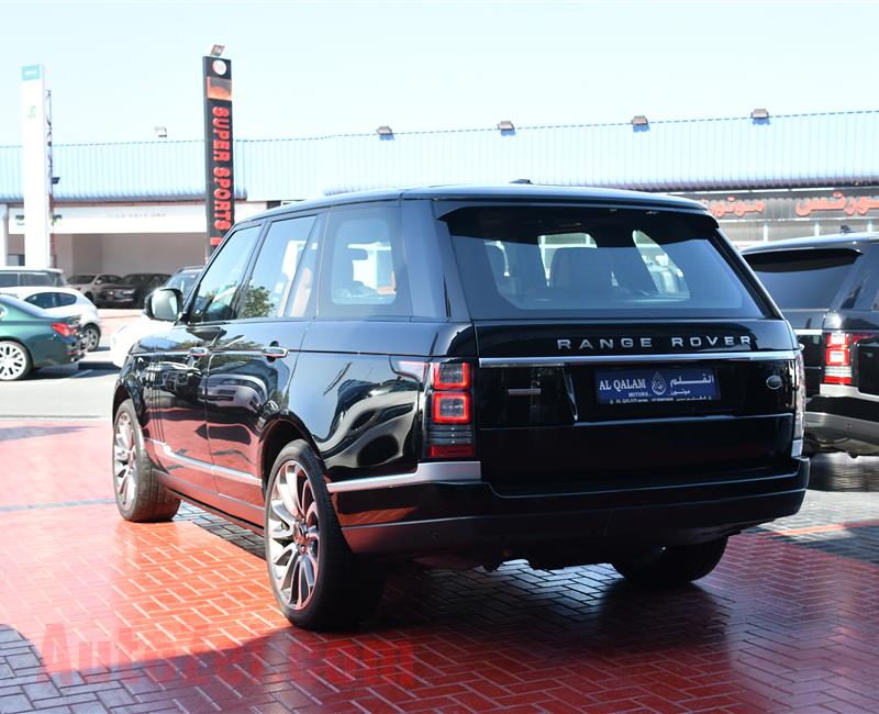 RANGE ROVER AUTOBIOGRAPHY- 2015- BLACK- 193 000 KM- GCC SPECS