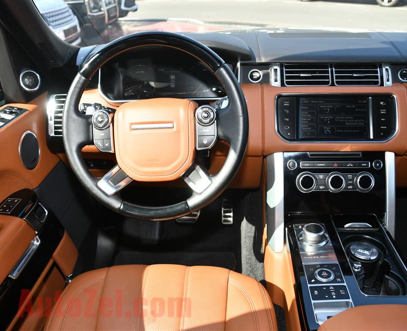 RANGE ROVER AUTOBIOGRAPHY- 2015- BLACK- 193 000 KM- GCC SPECS